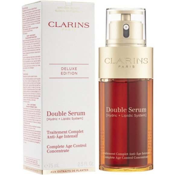 ✅ Clarins DELUXE Double Serum ⭐ DELUXE EDITION  75mL / 2.5 fl oz ✨ BNIB - Picture 1 of 13